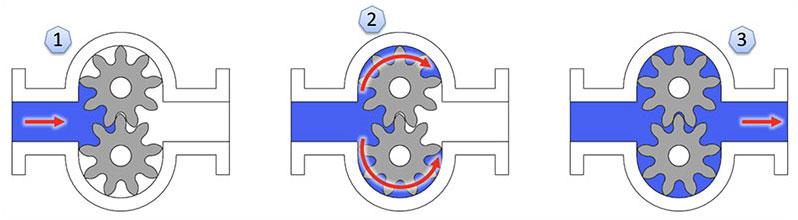 DPP External Gear Pump Cycle
